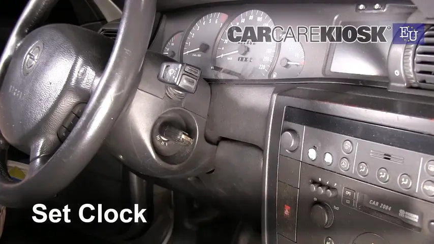 2000 Opel Omega GLS 2.2L 4 Cyl. Clock Set Clock